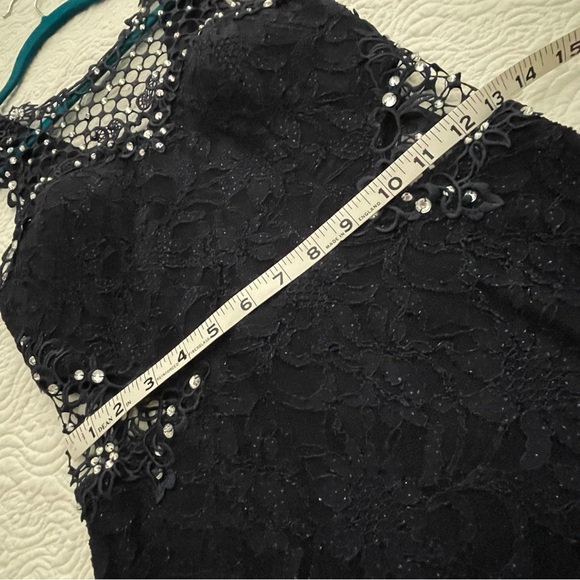 Jodi Kristopher Midnight Blue Evening Dress Size 1 - Picture 14 of 16